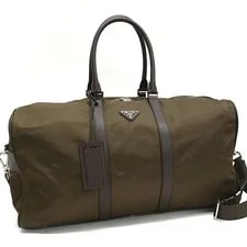 Prada — Prada Triangle Logo Boston 2Way — Handbag — resale