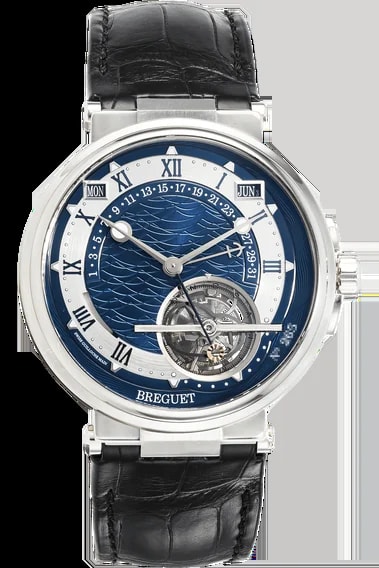 Worldofluxuryus — Breguet Marine 5887 Platinum — Watch — resale