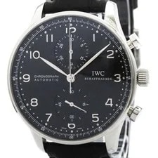 IWC — IWC Portugieser Chronograph Steel Leather Automatic — Watch — resale