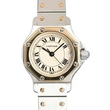Cartier — Cartier Santos Octagon SM W2001683 White — Watch — resale
