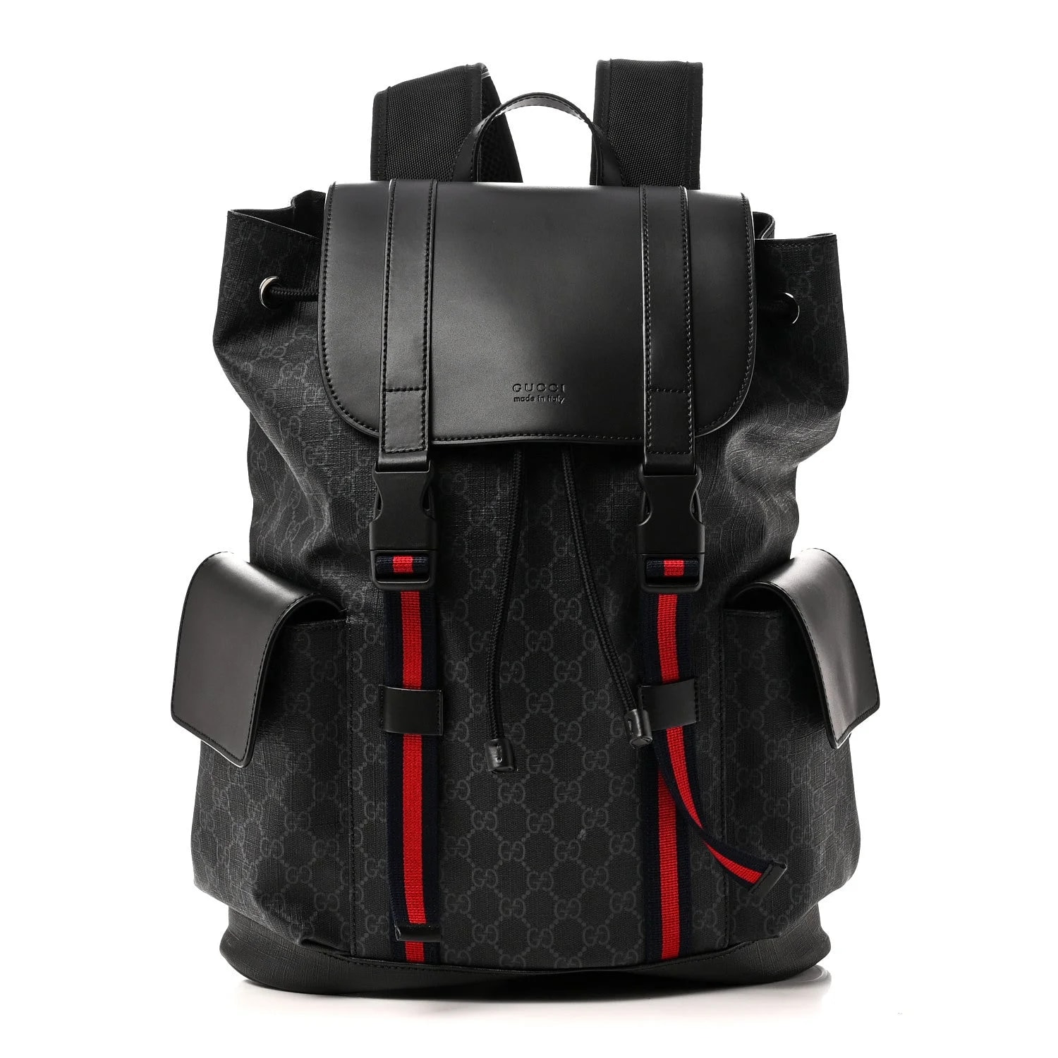 Supreme — Soft GG Supreme Web Double Buckle Backpack — Handbag — resale