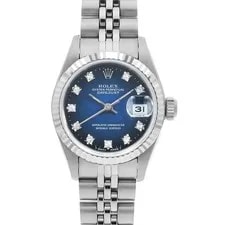 Rolex — Rolex Datejust 10P Diamond 69174G Blue Gradation L Number Second Hand — Watch — resale