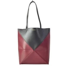 Loewe — Loewe Puzzle Fold Medium A779G50X18 (Dark ) Burgund — Handbag — resale