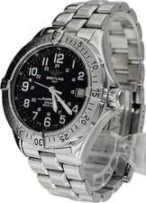 Breitling — Breitling Superocean A17340 Black Automatic Excellent A7450 — Watch — resale