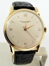 IWC — 18k Rose Gold IWC Shaffhausen Winding 1950s Cal 89 Exlnt* Serviced — Watch — resale