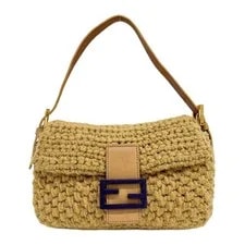 Fendi — Fendi Baguette Strass Knitted — Handbag — resale