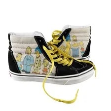 Vans — Vans Sk8-Hi the Simpsons Family Checkerboard High Top Shoes 6 721356 — Sneaker — resale