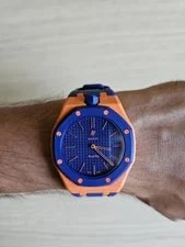 Audemars Piguet X Swatch — Audemars Piguet X Swatch Royal Pop Orenji Hachi SSX03L103N With Strap — Watch — resale
