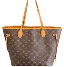 Louis Vuitton — Authentic Louis Vuitton Neverfull With Lining — Handbag — resale