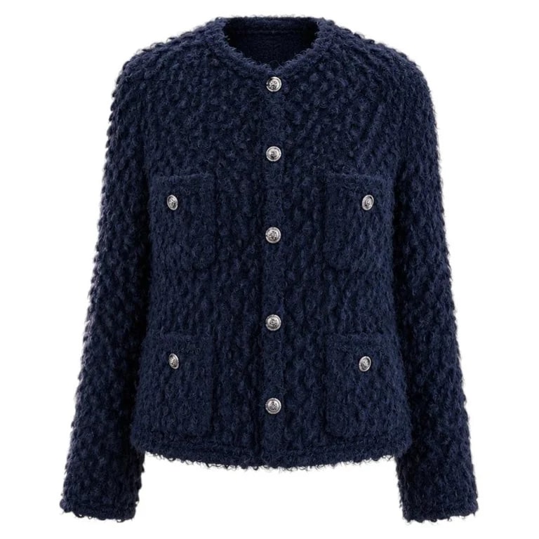 Chanel — Chanel Paris / London Iconic Fluffy Jacket 40 FR — Clothing — resale