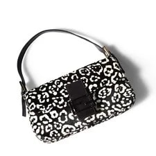 Fendi — Fendi Baguette & Leopard Print Pony Hair — Handbag — resale