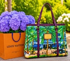 Louis Vuitton — ⭐ Louis Vuitton Ailleurs Cabas – Limited 2011 Artist Collab — Handbag — resale