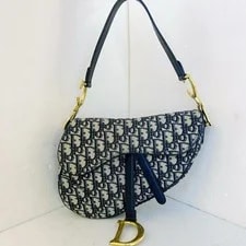 Dior — Dior Saddle Removable Buckle Closure Printed Crossbody #Dssz — Handbag — resale