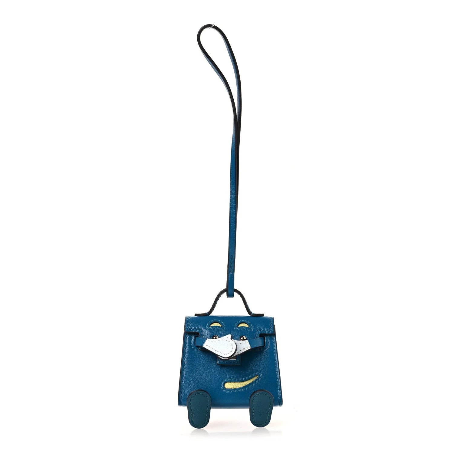 Hermès — Tadelakt Kelly Quelle Idole Bag Charm Izmir Bourgeon Brume Bosphore — Accessory — resale