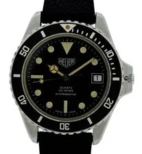 Heuer — Heuer (Pre-Tag) 37mm 1000 Series Black Swiss Made Dive Ref: 980.013! — Watch — resale