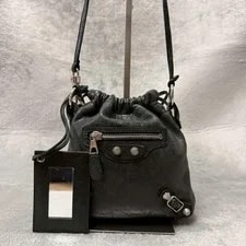 Balenciaga — Balenciaga the City Mini Drawstring Auth — Handbag — resale