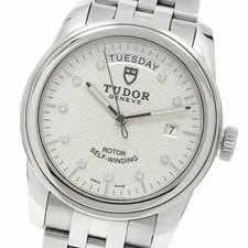 Tudor — Tudor Glamour Date Day 56000 Silver Automatic SS Grammer Dateday — Watch — resale