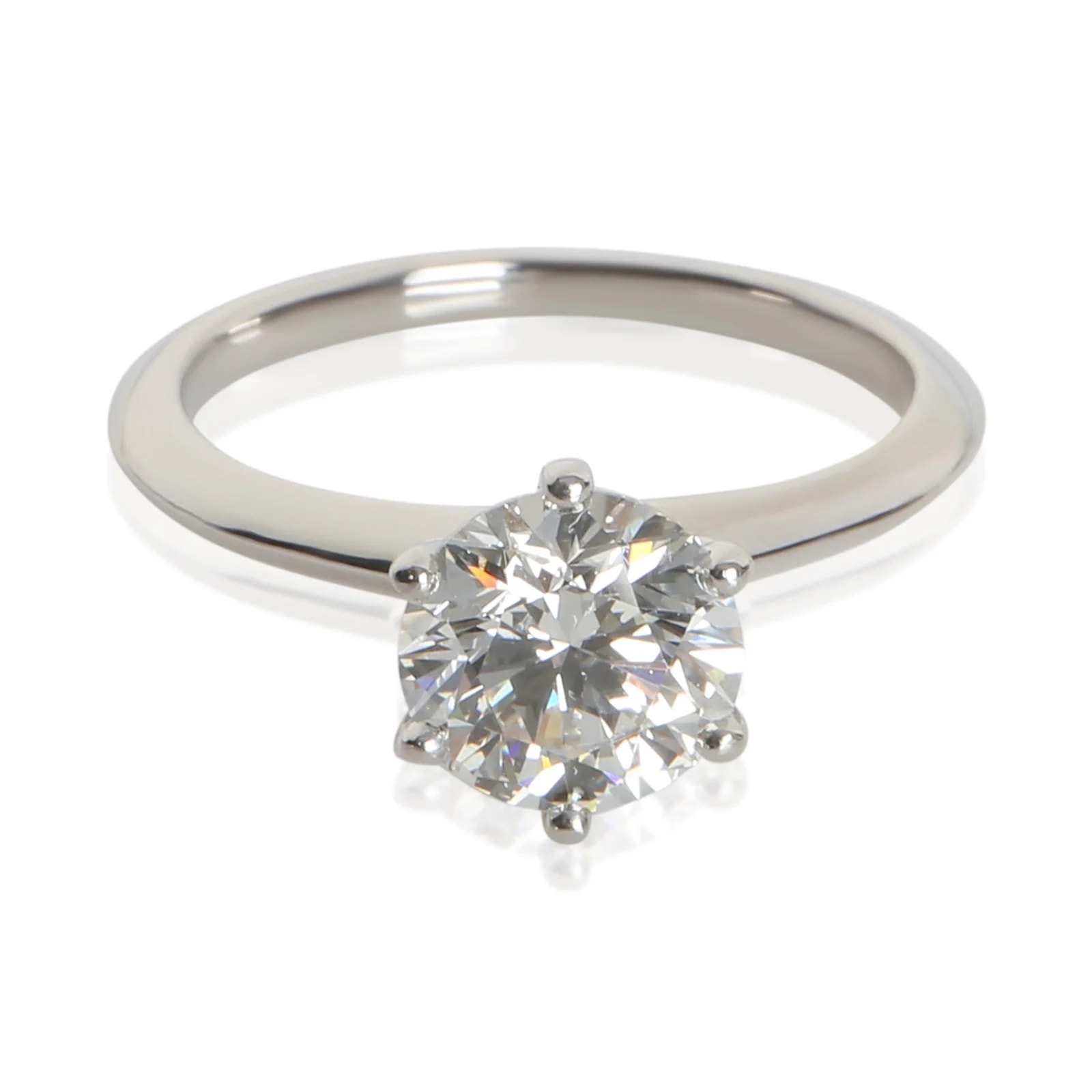 Tiffany & Co. — Tiffany & Co. 1.71 Ct Round Brilliant Engagement Ring 950 — Accessory — resale