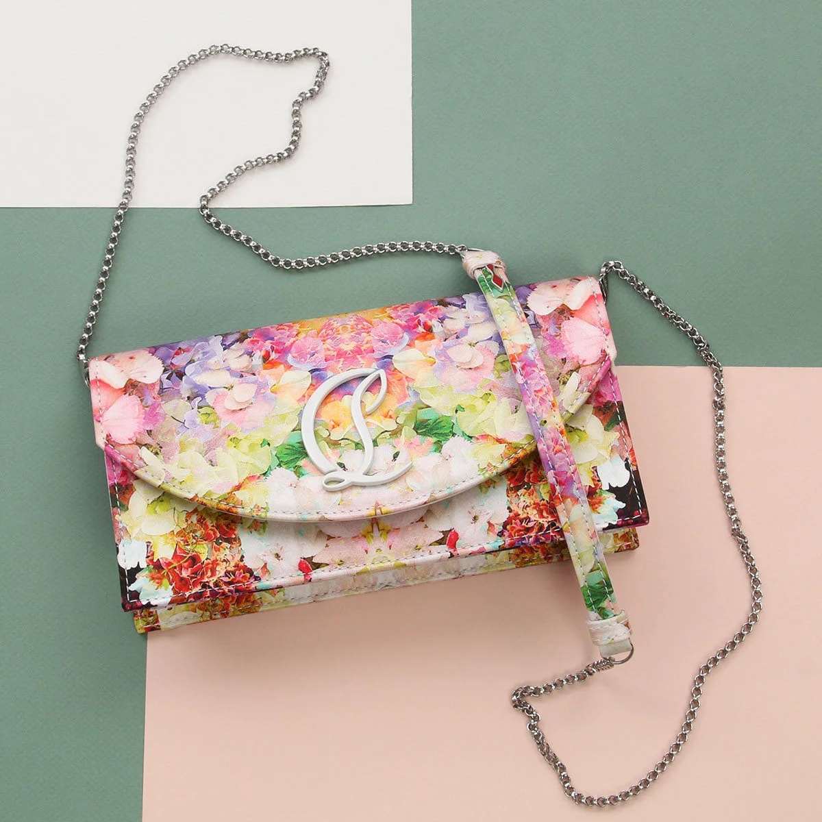 Christian Louboutin — Christian Louboutin Floral Loubi54 — Handbag — resale