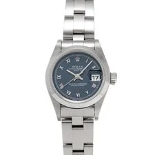 Rolex — Rolex Oyster Perpetual Date 69160 Blue Dial Stainless Steel Automatic #W2503 — Watch — resale