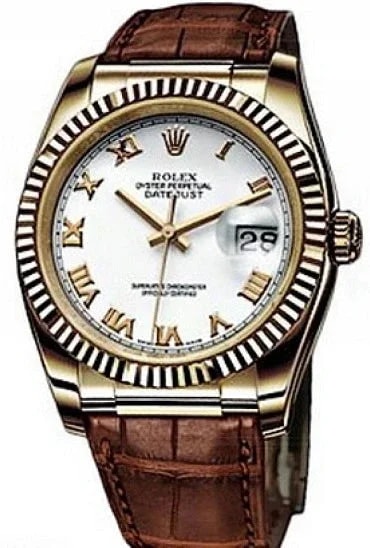 Worldofluxuryus — Rolex Datejust 36 Yellow Gold 116138 — Watch — resale