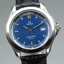 Omega — Omega Seamaster 120m Cal.1438 196.1501 Navy Blue Quartz Japan — Watch — resale