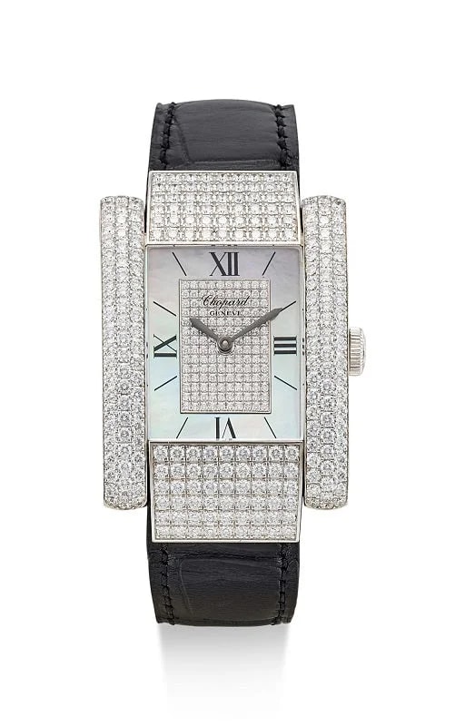 Worldofluxuryus — Chopard la Strada 18K White Gold & Diamonds — Watch — resale