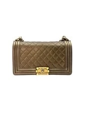 Chanel — Chanel LeBoy Medium Size Flap With Buckle(16***32) — Handbag — resale