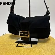 Fendi — Fendi Mamma Baguette Cotton Auth From Japan — Handbag — resale