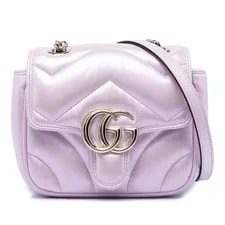 Gucci — Gucci Mini GG Marmont Matelasse Flap Crossbody — Handbag — resale