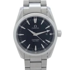 Omega — Omega Seamaster Aqua Terra 2518.50 Quartz Date Black Stainless Steel — Watch — resale