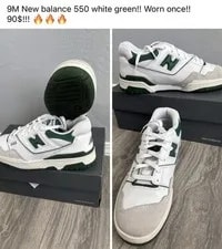 New Balance — New Balance 550 Low Top Athletic Lace Up — Sneaker — resale