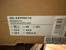 Asics — Asics Gel-Kayano 14 1203A537-110 US11.5 — Sneaker — resale