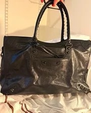 Balenciaga — Balenciaga City Large Satchel Top Handle Zip W/ Original Dust — Handbag — resale