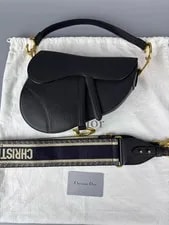Dior — Dior Saddle Granular Cowhide Saddle Handbags — Handbag — resale