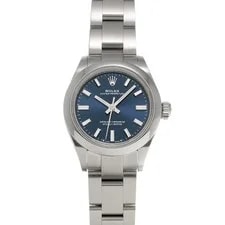 Rolex Oyster Perpetual 28 276200 28mm Stainless Steel Blue #WW3614