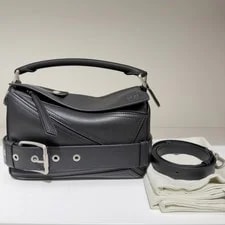 Loewe — Authentic Loewe Puzzle Biker Small Crossbody Top Handle — Handbag — resale