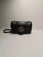 Gucci — Auth Gucci GG Marmont 22 Matelassé Crossbody — Handbag — resale