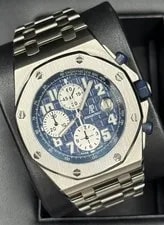 Audemars Piguet — Audemars Piguet Royal Oak Offshore 25721ST.OO.1000ST.09 Blue Dial Stainless — Watch — resale
