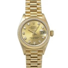 Rolex — Rolex Datejust 69178G Champagne/diamond 736151 — Watch — resale