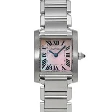 Cartier — Cartier Tank W51028Q3 ( 2384) 25mm Stainless Steel Pink #WW2611 — Watch — resale