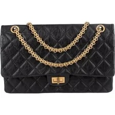 Chanel — Chanel Aged Reissue 2.55 Double Flap Crossbody Coco CC — Handbag — resale