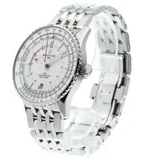 Breitling — Breitling Navitimer Automatic GMT 41mm A35350 Silver — Watch — resale