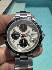 Tudor — Collectors Tudor Prince Chronograph 79260 Tiger Panda Oyster Bracelet Look — Watch — resale