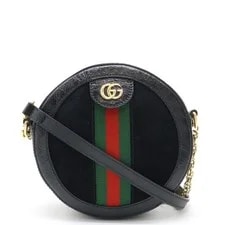 Gucci — Gucci Ophidia GG Marmont Shelley Line Pochette Round Shape Pa — Handbag — resale