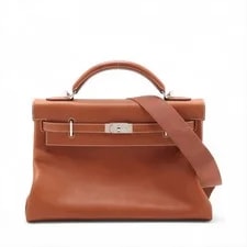 Hermès — Hermès Kelly42 le Tournay Faubourg Fauve Metal Fittings W: 2 — Handbag — resale