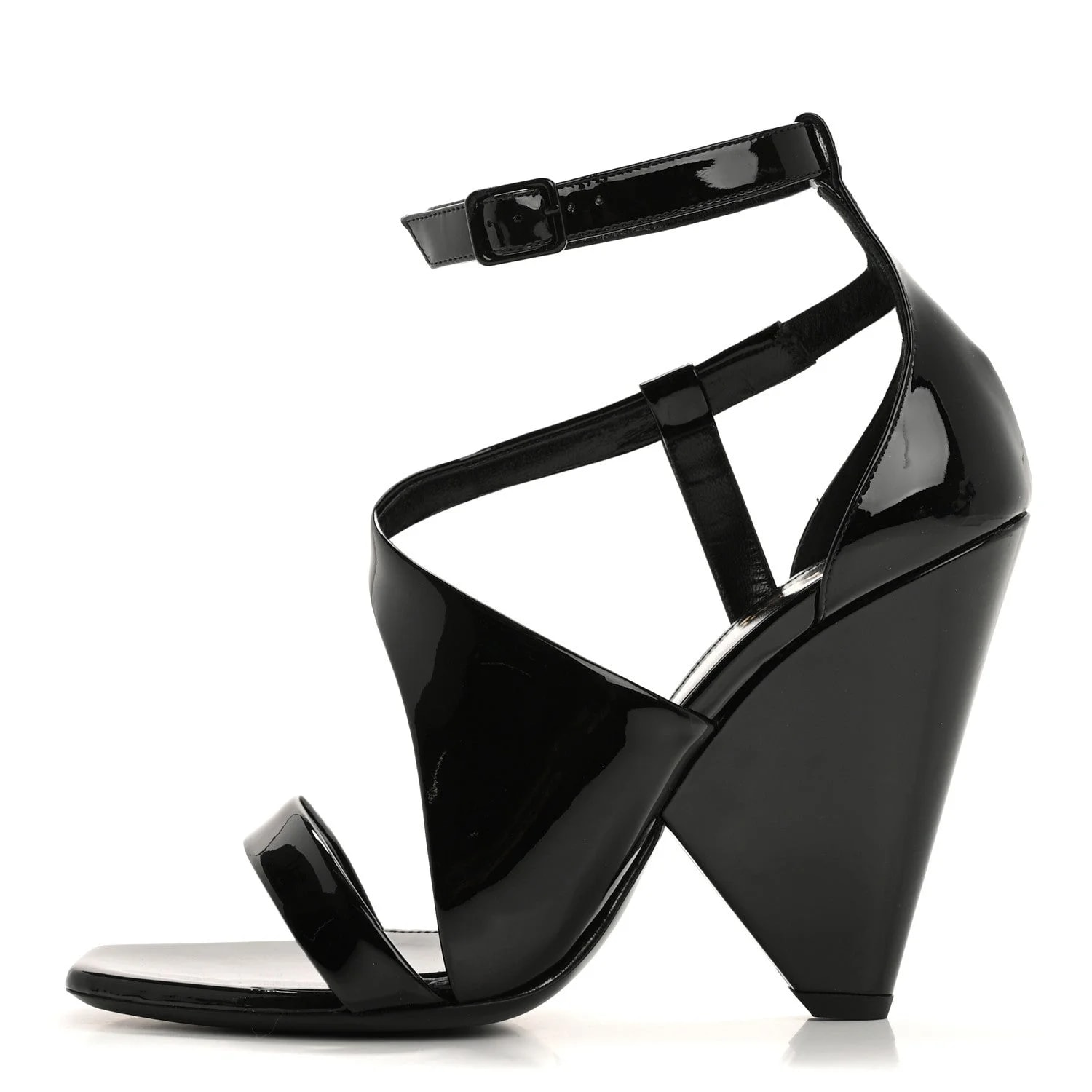 Saint Laurent — Niki Crossed 105 38.5 — Designer Shoe — resale