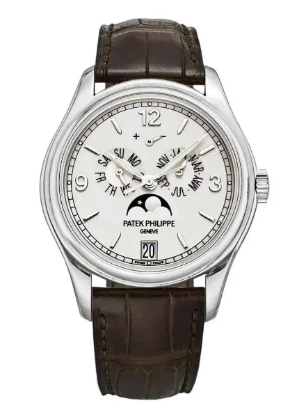 Worldofluxuryus — Patek Philippe Complicated Annual Calendar 18K White Gold — Watch — resale