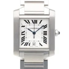 Cartier — Cartier Tank Francaise LM Watches 2302 Stainless Steel — Watch — resale