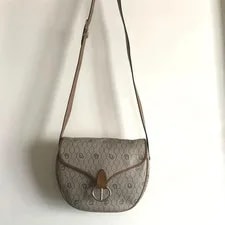 Dior — Christian Dior Honeycomb Trim Adj Strap Auth — Handbag — resale